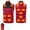 Red, variant on Up to 65 off!Heated Vest for Men, Warming Vest, Heated Hunting Vest Lightweight USB Electric Heated Clothing Waistcoat with 3 Heating, Adjustable Size (Battery Pack Not Included)