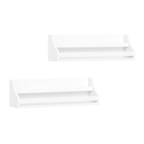 Bibliothèque murale pour enfants — Blanc (2 pièces)