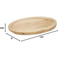 thumbnail image 6 of Soro Essentials- Oval Shape Wooden Fajita Underliner- Fajita Sizzle Griddle Wooden Base Fits 7" x 9.25" Fajita Pan Grill Fajita Food Server Barbeque Party Restaurant Catering Service Home Restaurant, 6 of 6