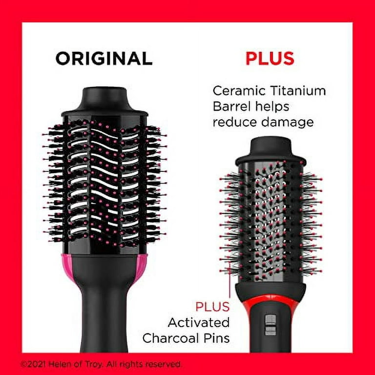 REVLON One-Step Hair Dryer and Volumizer Hot Air Brush, Titanium Max Edition