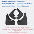 thumbnail image 2 of 2020-2022 Mudguard FOR Chery Tiggo 7 Pro Mudguards Fender Mud Flap Guard Splash Car Accessories Auto Styline Front Rear 4pcsBlack, 2 of 5