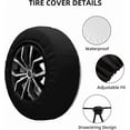thumbnail image 4 of USA Patriotic Spare Tire Cover United States 250th Anniversary Wheel Protectors Weatherproof Universal Wheel Cover Fit for Rv SUV Travel Trailer Camper Truck, 4 of 10