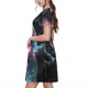 thumbnail image 2 of Balery Bird 3 Vestidos sueltos de manga corta para mujer, vestidos de verano 2025, vestidos casuales de corte A con vuelo., 2 of 6