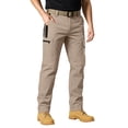 thumbnail image 2 of IYYVV Men's Pants Cargo Hiking Work Pants,Gusseted Crotch,Stretch Fabric,Lightweight,for Outdoor Activies Fishing and Travel Khaki M, 2 of 4