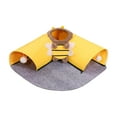 thumbnail image 2 of Cama para gatos y túnel 2 en 1 jinwen Amarillo, 2 of 8