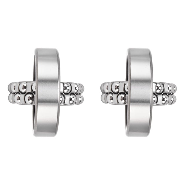 2Pcs Roulement à Billes Auto-Aligné 2 Rangées de Roulements à Billes Radiaux à Double Rangée 1304-1308 Kit d'Accessoires Antirouille à Faible Bruit pour Moteurs d'Instrumentation en Acier à Roulement à Haut Carbone
