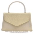 thumbnail image 1 of Bolso de noche Dasein para mujer, formal, fiesta, boda, dorado, 1 of 5
