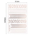 thumbnail image 5 of opvise Nail Strip Half Moon Shape 3D Effect Ultra Thin Rose Gold Striping Tape Manicure Design Lines for Female, 5 of 8