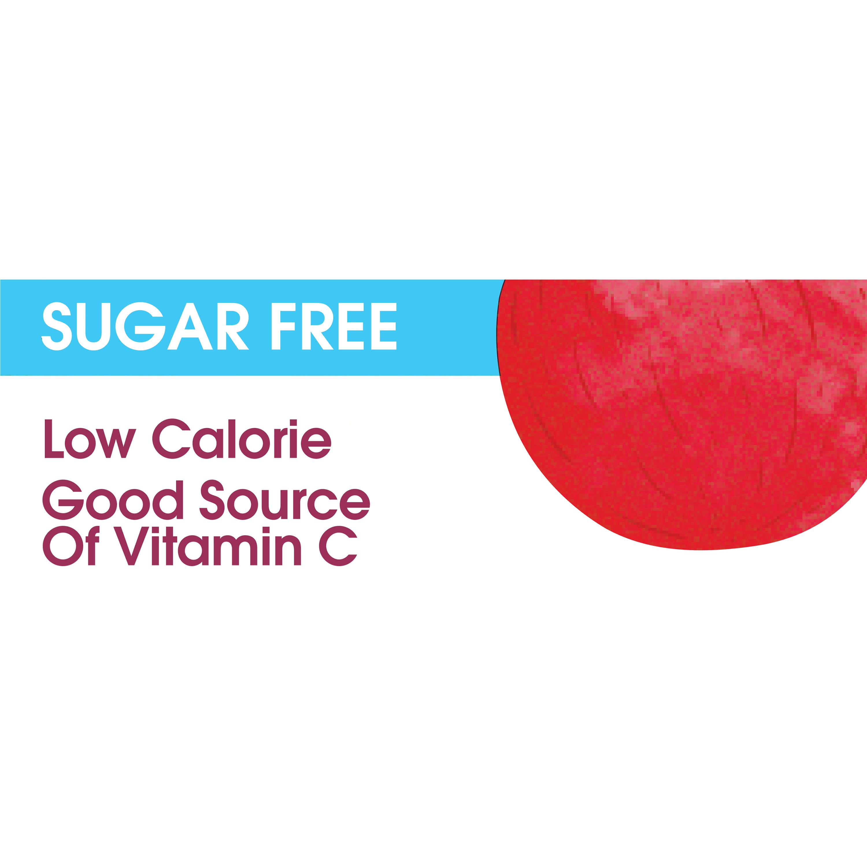 Great Value Sugar-Free Cherry Powder Drink Mix, 1.9 oz, 6 Count