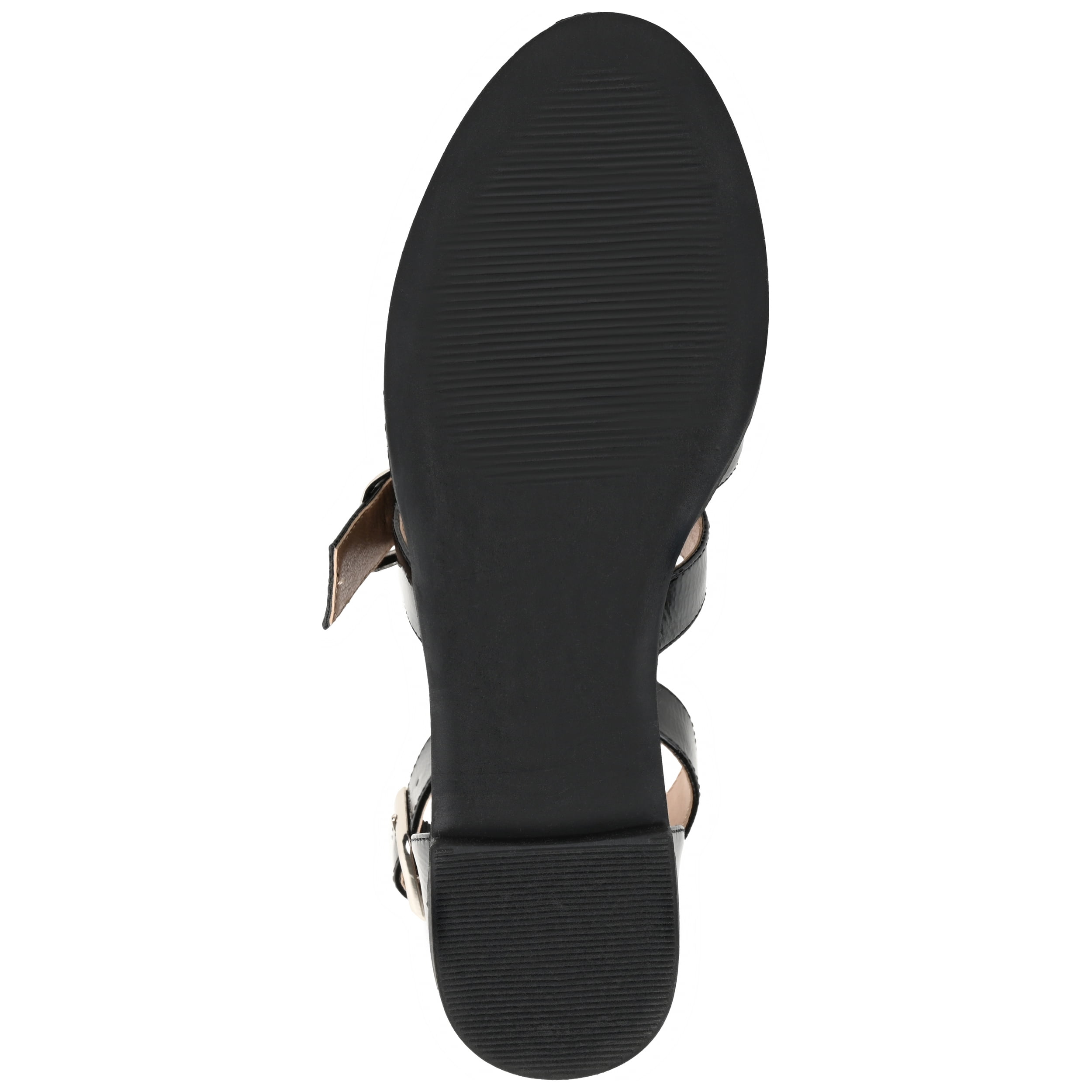 Journee Womens Constance Buckle Round Toe Mary Jane Flats, Widths Available