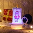 thumbnail image 4 of Lampe de Noël Dégradé Multicolore LED PVC Bougie Forme Lumière de Nuit pour Fête de Noël, 4 of 10
