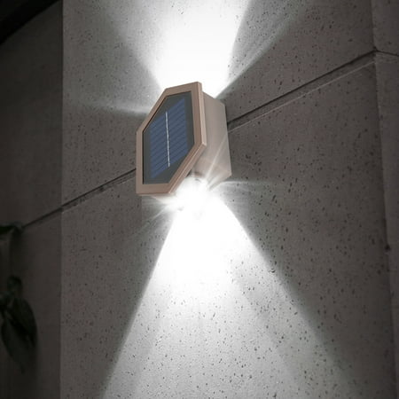 

Bescita Solar Wall Light UP And Down Illuminate Outdoor Sunlight Lamp IP65 Waterproof Modern Decor For Home Garden Porch