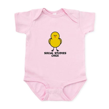 

CafePress - Social Studies Chick Infant Bodysuit - Baby Light Bodysuit Size Newborn - 24 Months