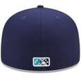 thumbnail image 4 of Men's New Era White/Navy Lynchburg Hillcats Marvel x Minor League 59FIFTY Fitted Hat, 4 of 6