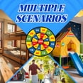 thumbnail image 6 of BESTSKY Dart Board,Foldable Storage Dartboard,With 8 Sticky Balls Kids Outdoor Games,Multcolor4, 6 of 7