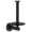 Matte Black, variant on Vertical Toilet Paper Holder, Aomasi SUS304 Stainless Steel Toilet Tissue Roll Hanger with Round Plate, Bathroom TP Roll Organizer, Wall Mounted, Brushed Nickel