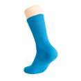 thumbnail image 2 of Cotton Crew Socks for Women Turquoise 6 PAIRS Size 9-11, 2 of 8