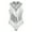 Silver, variant on Miutii Womens Shiny Metallic Contemporary Dance Costume Mock Neck Fringe Figure Ice Skating Dance Silver M