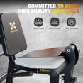 thumbnail image 3 of GXMMAT Leg Extension and Curl Machine - Professional Lower Body Workout Equipment for Home Gym, 400lbs Capacity with Adjustable Backrest & Leg Roller, Compact Design (47.24"x42.13"x16.54"), 3 of 8