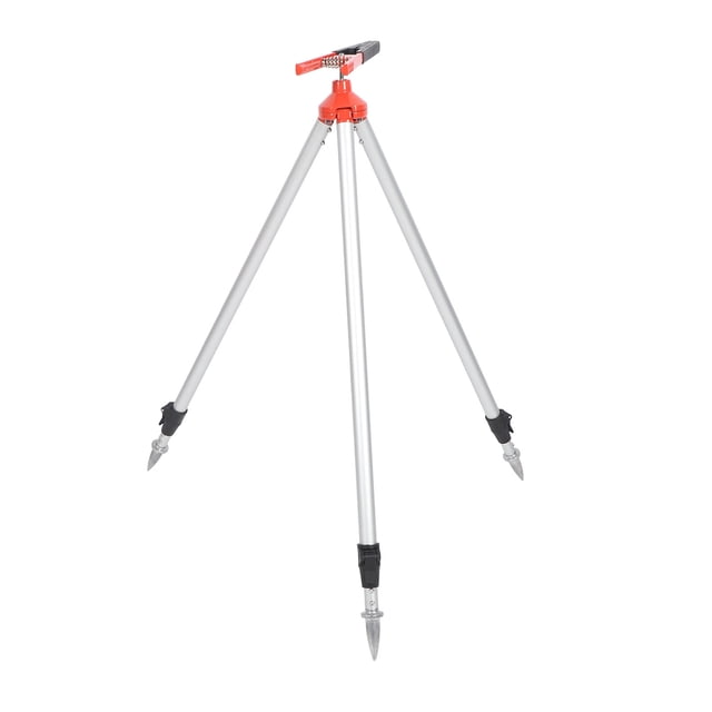 Trípode de prisma ANGGREK para Estación total de Metal Duradero Altura 75-120 Cm Retráctil