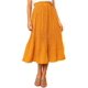 thumbnail image 1 of Falda plisada de lunares de cintura alta para mujer Falda midi con bolsillos Fokelyi WMZL-2293-3, 1 of 1