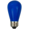 thumbnail image 3 of Pack of 25 Opaque LED S14 Blue Christmas Replacement Bulbs, 3 of 6