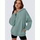 thumbnail image 4 of Sudaderas con Capucha de Gran Tamaño para Mujer, Sudaderas Cómodas, Conjuntos de Moda de Otoño, Blusas Casuales, Ropa de . Verde M, 4 of 7