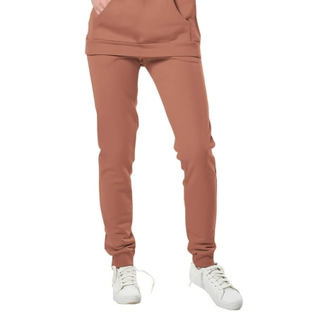 Hat and Beyond Women's Wrinkle Resistant Cotton Blended Joggers French Terry Sweatpants