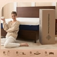 thumbnail image 2 of Gelsea 10" Twin Cooling Gel Memory Foam Mattress in a Box, Medium Firm, Graphite-Infused & Fiberglass-Free, CertiPUR-US Certified, 2 of 5