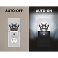 thumbnail image 3 of WIRESTER Plug-in Led Wall Night Light Shade Night Light - Raccoon Hands Out, 3 of 6