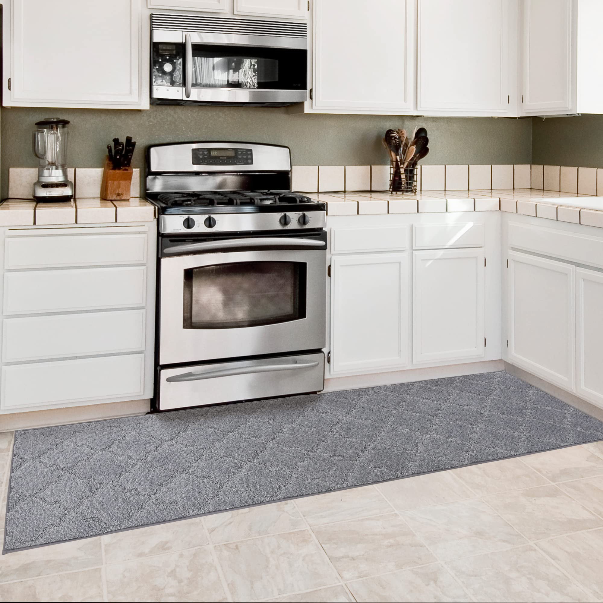 Long Kitchen Floor Mats Sink Super Absorbent Kitchen Rugs – Modern Rugs and  Decor