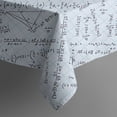 thumbnail image 5 of Math Equations Grid Notes Pattern Square Tablecloth,Waterproof Square Table Cover,Wipeable Spillproof Washable Table Cover for Home Kitchen Party Decor 52"x52"(132x132cm), 5 of 6