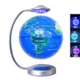 thumbnail image 2 of Floating Globe, 3D Rotation with Led Magnetic Levitation Globe, Floating World Map for Learning and Education, Home Desk Decoration, Creative Ornaments Decoration, 2 of 4