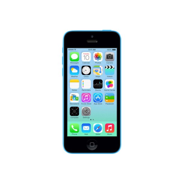 Apple Iphone 5c 4g Smartphone 32 Gb Lcd Display 4 1136 X 640 Pixels Rear Camera 8 Mp Verizon Blue Walmart Com