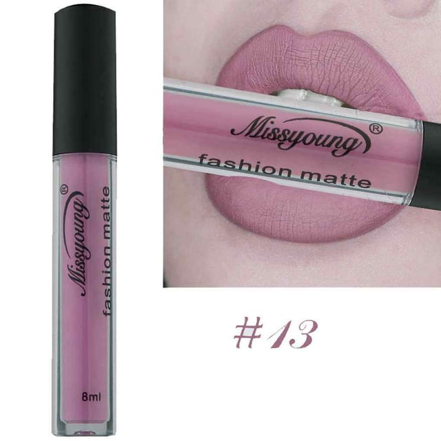 18 Couleurs Rouge à Lèvres Liquide Mat Longue Durée Non Collant Gloss pour Lèvres Hydratant Maquillage