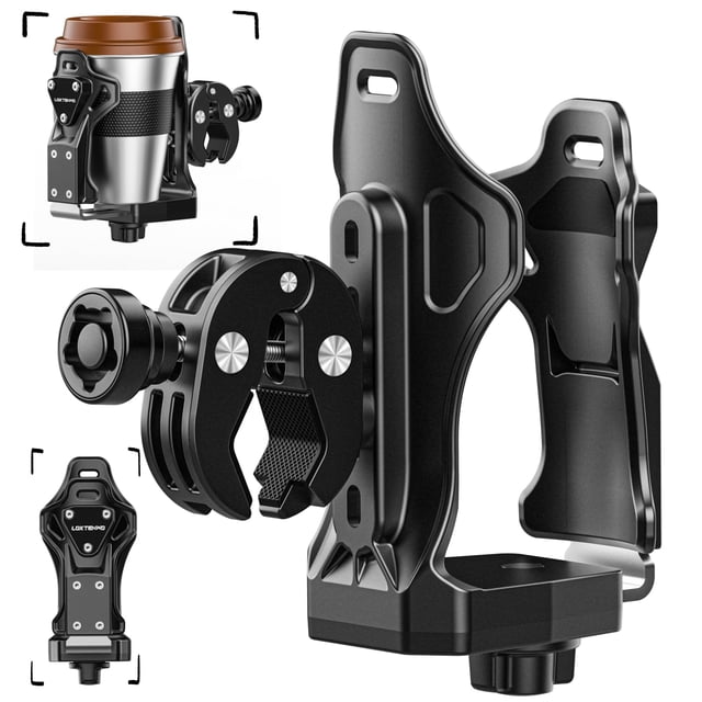 Portavasos de moto LOKTENWO antirrobo para botellas de 50-90 mm