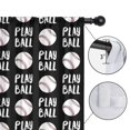 thumbnail image 4 of Blackout Kids Curtains,Black Play Ball Baseball Pattern Childrens Insulated Curtains Set Of 2,Bedroom Essentials,Toddler Room Decor 52"x63", 4 of 5