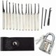 thumbnail image 1 of 15pcs/set Lock Pick Tools Unlocking Set Key Extractor Practice Lock, 1 of 5