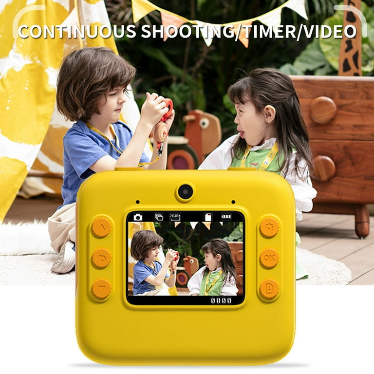 Children Instant Camera HD 1080P Video Photo Digital Print Cameras