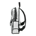 thumbnail image 5 of Eastsport Unisex Clear Backpack with Pencil Case, Black, 5 of 9