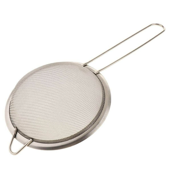 ruzhgo Stainless Steel Wire Fine Mesh Oil Strainer Flour Sifter Sieve Colander 12cm Walmart.ca