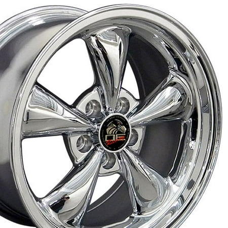 OE Wheels | 17 Inch Fits Ford Mustang 1994-2004 |Bullitt Style FR01 Chrome | 17x9 Rim | Hollander