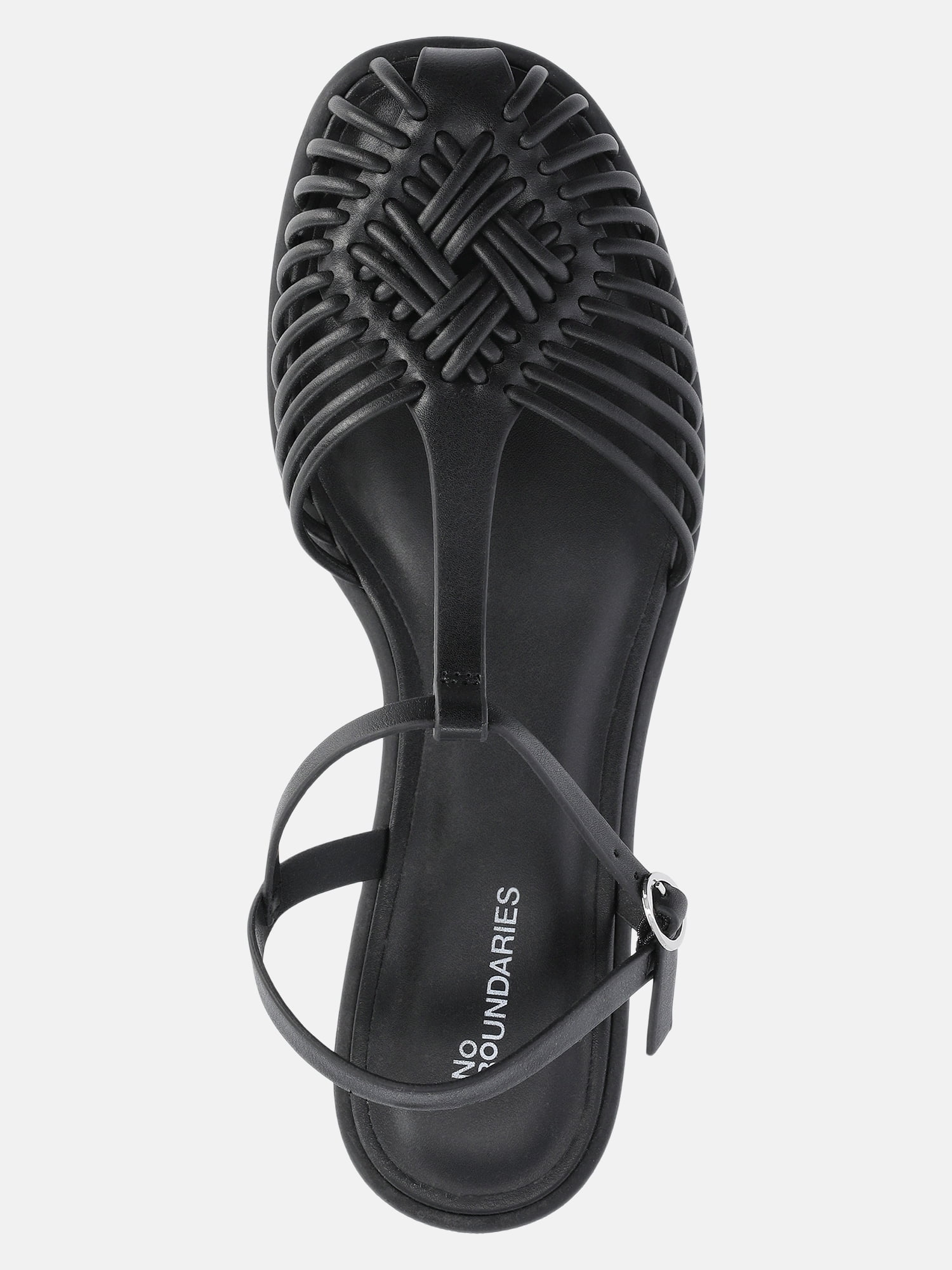 No Boundaries T-Strap Huarache Sandals, Women's