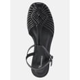 thumbnail image 4 of No Boundaries T-Strap Huarache Sandals, Women's, 4 of 6