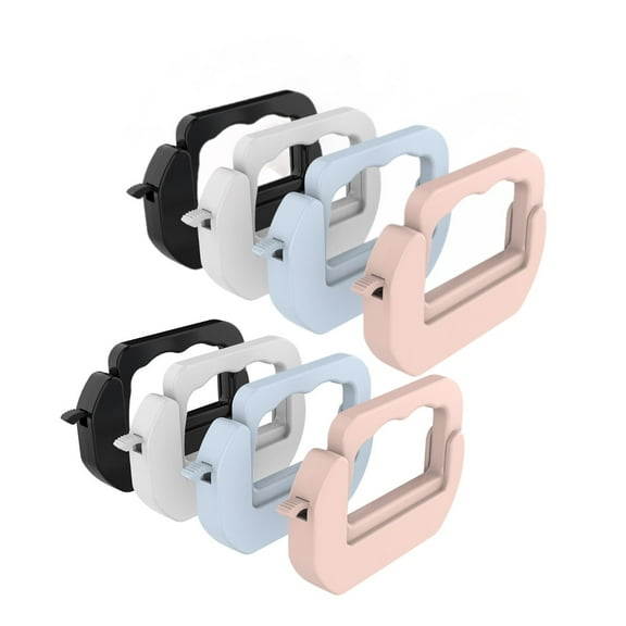 8-Piece Plastic Bag Clips Set for Food Package, Multicolor