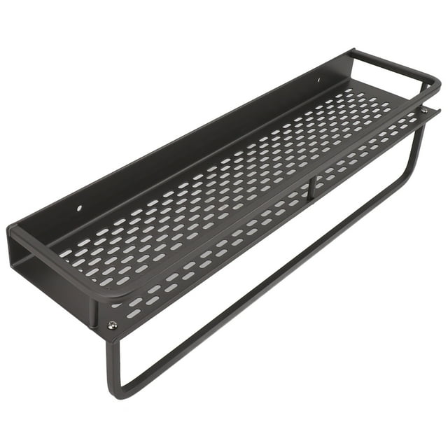 Shower Caddy Basket Shelf, Rustproof Rack With Holder, Wall Mounted Shower Organizer Shelf With Towel Bar For Kitchen Bathroom Shampoo Storage, Easy To Install
