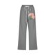 thumbnail image 4 of Pantalones de Mujer Casual, Impresión Elástica Suelta Pantalones de Pierna Ancha Recta con Bolsillo Hecho de Poliéster Suave para Toda la Temporada, Pantalones de Pierna Ancha de las Mujeres, 4 of 4