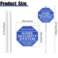 thumbnail image 2 of Protected By Home Security System Signs for Yard - 10" x 28" Police Dispatch Connected Warning Sign with Ground Stake - Rust Free Aluminum Composite - UV Protected, 2 of 8