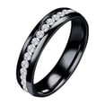 thumbnail image 2 of Fiudx Anillo de Diamantes, Banda de Acero Inoxidable Que Estimula El Metabolismo, Diseño de Diamantes Incrustados Que Mejora La Energía, Alivia El Dolor y Favorece La Pérdida de Peso, Mejora La Salud, 2 of 5