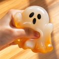 thumbnail image 3 of Halloween Pumpkin Squeeze Toys, Slow Rise Glitter Dumpling Squishies, Cute Pumpkins Stress Ball Gifts for Adults Anxiety Relief Office, Purple, 3 of 6